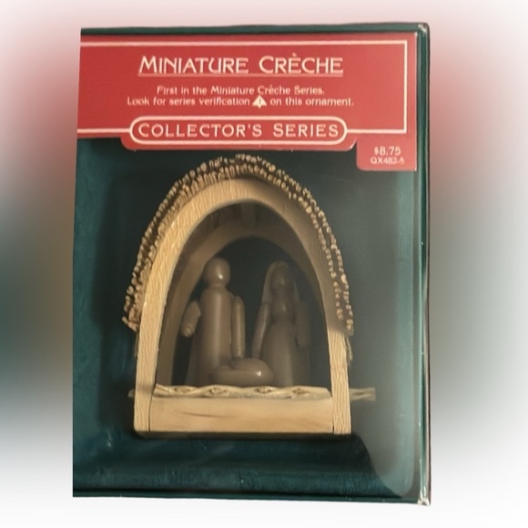 1985 Hallmark Miniature‎ Creche #1 Ornament - Retired Collectible - Picture 3 of 3